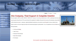 Desktop Screenshot of global-energyserve.com